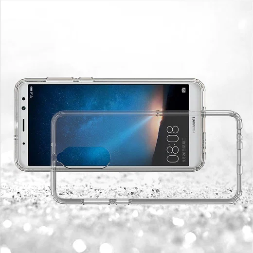Huawei Mate 10 Lite Hoesje Armor Backcover Transparant afbeelding 4