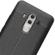 Huawei Mate 10 Pro Hoesje TPU met Leren Textuur Zwart afbeelding 7