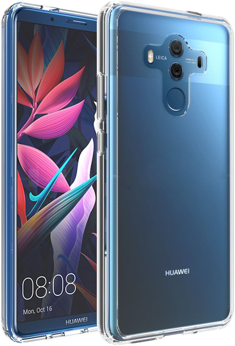 Huawei Mate 10 Pro Hoesje Armor Backcover Transparant afbeelding 1