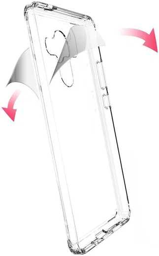 Huawei Mate 10 Pro Hoesje Armor Backcover Transparant afbeelding 3