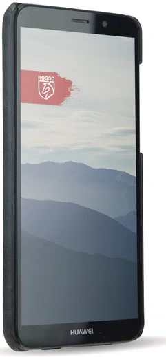 Rosso Select Huawei Mate 10 Lite Hoesje Echt Leer Back Cover Zwart afbeelding 9