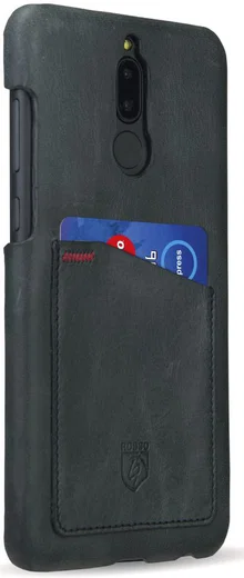 Rosso Select Huawei Mate 10 Lite Hoesje Echt Leer Back Cover Zwart afbeelding 10
