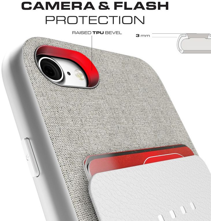 Ghostek Exec2 Hoesje Apple iPhone 8 / 7 Rood afbeelding 5
