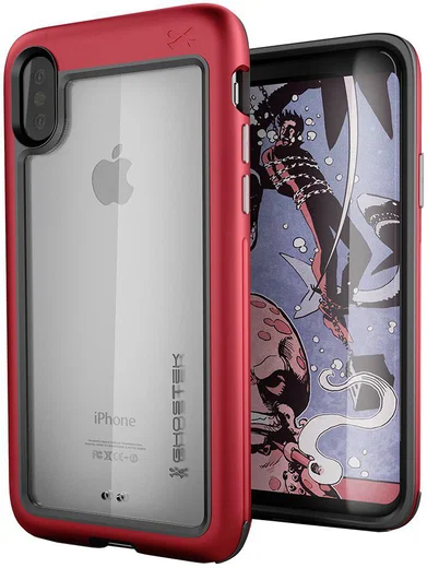 Ghostek Atomic Slim Apple iPhone X Rood afbeelding 1