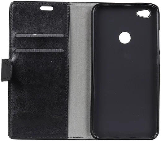 Xiaomi Redmi Note 5A Portemonnee Hoesje Zwart afbeelding 1