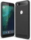 Google pixel 2 Geborsteld TPU Hoesje Zwart afbeelding 1