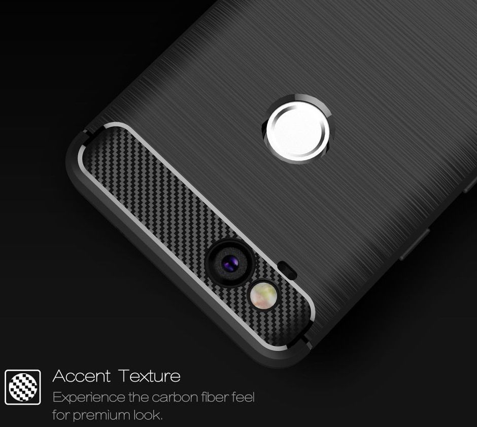 Google pixel 2 Geborsteld TPU Hoesje Zwart afbeelding 7
