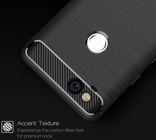 Google pixel 2 Geborsteld TPU Hoesje Zwart afbeelding 7