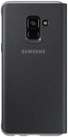 Samsung Galaxy A8 (2018) Neon Flip Cover Zwart afbeelding 4