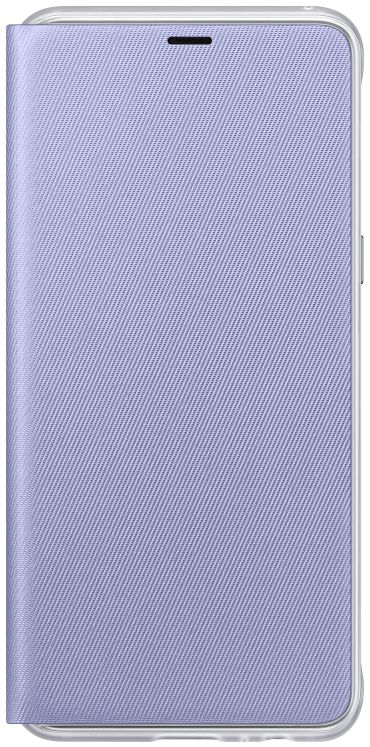 Samsung Galaxy A8 (2018) Neon Flip Cover Paars afbeelding 3