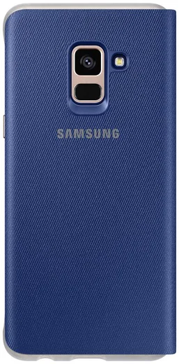 Samsung Galaxy A8 (2018) Neon Flip Cover Blauw afbeelding 3