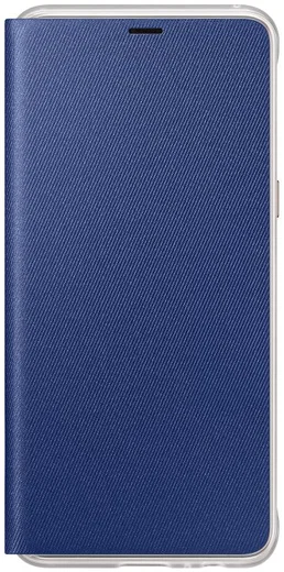 Samsung Galaxy A8 (2018) Neon Flip Cover Blauw afbeelding 4