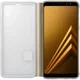 Samsung Galaxy A8 (2018) Neon Flip Cover Goud afbeelding 2