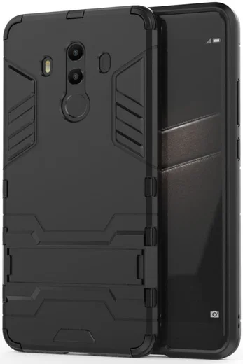 Huawei Mate 10 Pro Hybride Hoesje Zwart afbeelding 1