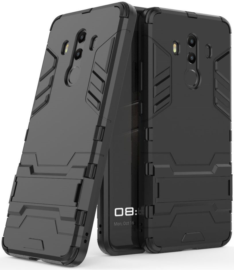 Huawei Mate 10 Pro Hybride Hoesje Zwart afbeelding 2