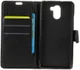 Lederen WileyFox Swift 2X hoesje met kaarthouder Zwart afbeelding 2