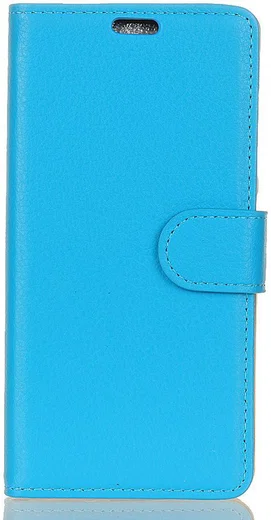 Lederen WileyFox Swift 2X hoesje met kaarthouder Blauw afbeelding 1