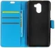 Lederen WileyFox Swift 2X hoesje met kaarthouder Blauw afbeelding 2