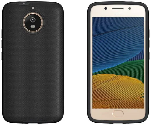 Motorola Moto G5S Hybride Hoesje Zwart afbeelding 4