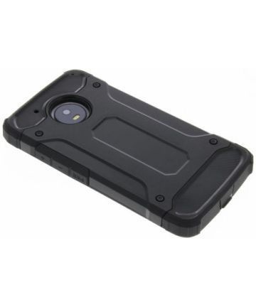 Motorola Moto G5S Stoer Hybride Hoesje Zwart afbeelding 3