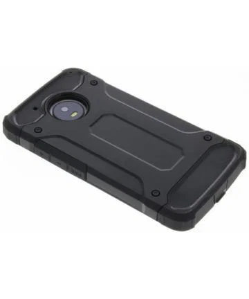 Motorola Moto G5S Stoer Hybride Hoesje Zwart afbeelding 3