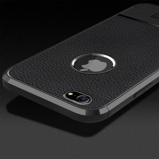 Apple iPhone 6S / 6 Rugged Armor Brushed TPU Hoesje Zwart afbeelding 6