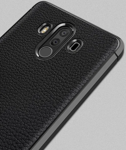 Huawei Mate 10 Pro Rugged Armor Brushed TPU Hoesje Zwart afbeelding 4