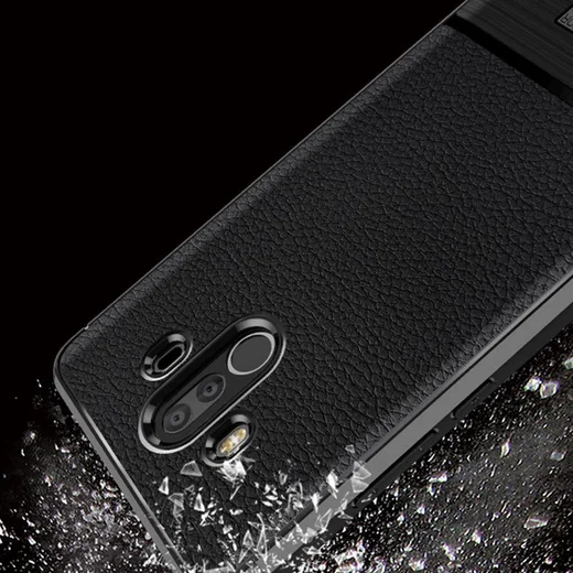 Huawei Mate 10 Pro Rugged Armor Brushed TPU Hoesje Zwart afbeelding 5