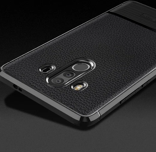 Huawei Mate 10 Pro Rugged Armor Brushed TPU Hoesje Zwart afbeelding 6