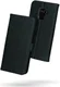 Rosso Deluxe Samsung Galaxy A8 (2018) Hoesje Echt Leer Book Case Zwart afbeelding 2