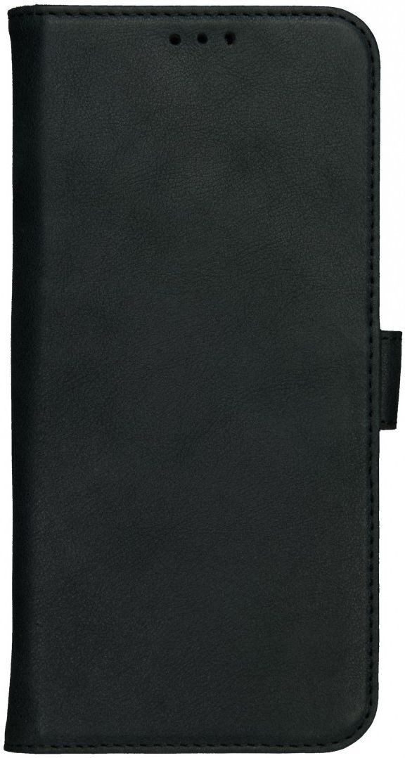 Rosso Deluxe Samsung Galaxy A8 (2018) Hoesje Echt Leer Book Case Zwart afbeelding 11