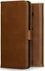 Rosso Deluxe Samsung Galaxy A8 (2018) Hoesje Echt Leer Book Case Bruin afbeelding 10