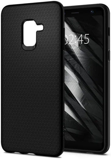 Spigen Liquid Air Samsung Galaxy A8 (2018) Zwart afbeelding 3