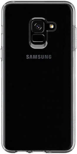 Spigen Liquid Crystal Samsung Galaxy A8 (2018) Hoesje Crystal Clear afbeelding 5