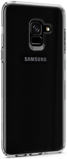 Spigen Liquid Crystal Samsung Galaxy A8 (2018) Hoesje Crystal Clear afbeelding 6