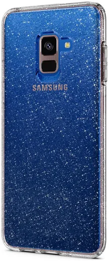 Spigen Liquid Crystal Glitter Samsung Galaxy A8 (2018) Hoesje Transpar afbeelding 9