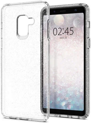 Spigen Liquid Crystal Glitter Samsung Galaxy A8 (2018) Hoesje Transpar afbeelding 12
