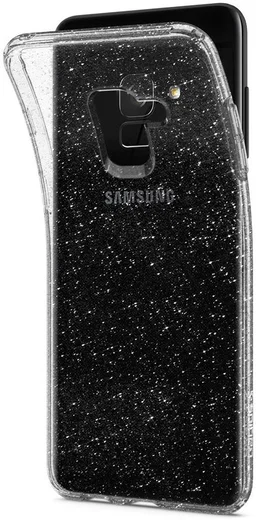 Spigen Liquid Crystal Glitter Samsung Galaxy A8 (2018) Hoesje Transpar afbeelding 13