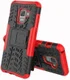 Samsung Galaxy A8 (2018) Hybride Kickstand Hoesje Rood afbeelding 1