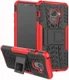 Samsung Galaxy A8 (2018) Hybride Kickstand Hoesje Rood afbeelding 3