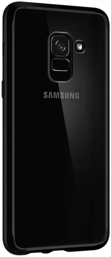 Spigen Ultra Hybrid Case Samsung Galaxy A8 (2018) Matte Black afbeelding 4