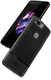 OnePlus 5 Hoesje TPU Met Leren Textuur Zwart afbeelding 2