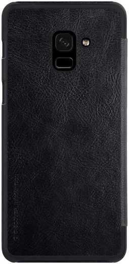 Nillkin Qin Series Flip Hoesje Samsung Galaxy A8 (2018) Zwart afbeelding 4