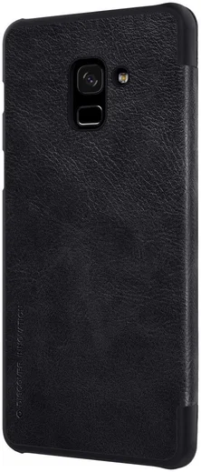 Nillkin Qin Series Flip Hoesje Samsung Galaxy A8 (2018) Zwart afbeelding 6