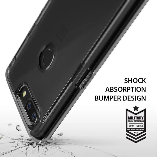 Ringke Fusion OnePlus 5T Hoesje Smoke Black afbeelding 2