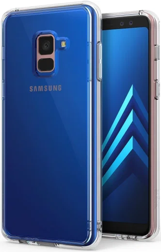 Ringke Fusion Samsung Galaxy A8 2018 Hoesje Doorzichtig Clear afbeelding 1