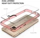 Ringke Fusion Samsung Galaxy A8 2018 Hoesje Doorzichtig Rose Gold afbeelding 6