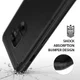 Ringke Onyx Samsung Galaxy A8 2018 Rugged Hoesje Zwart afbeelding 4