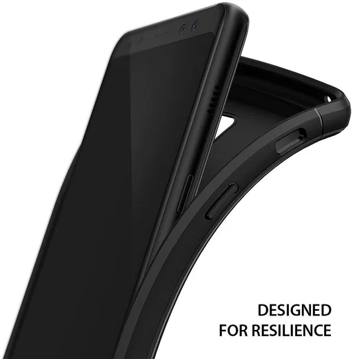Ringke Onyx Samsung Galaxy A8 2018 Rugged Hoesje Zwart afbeelding 6