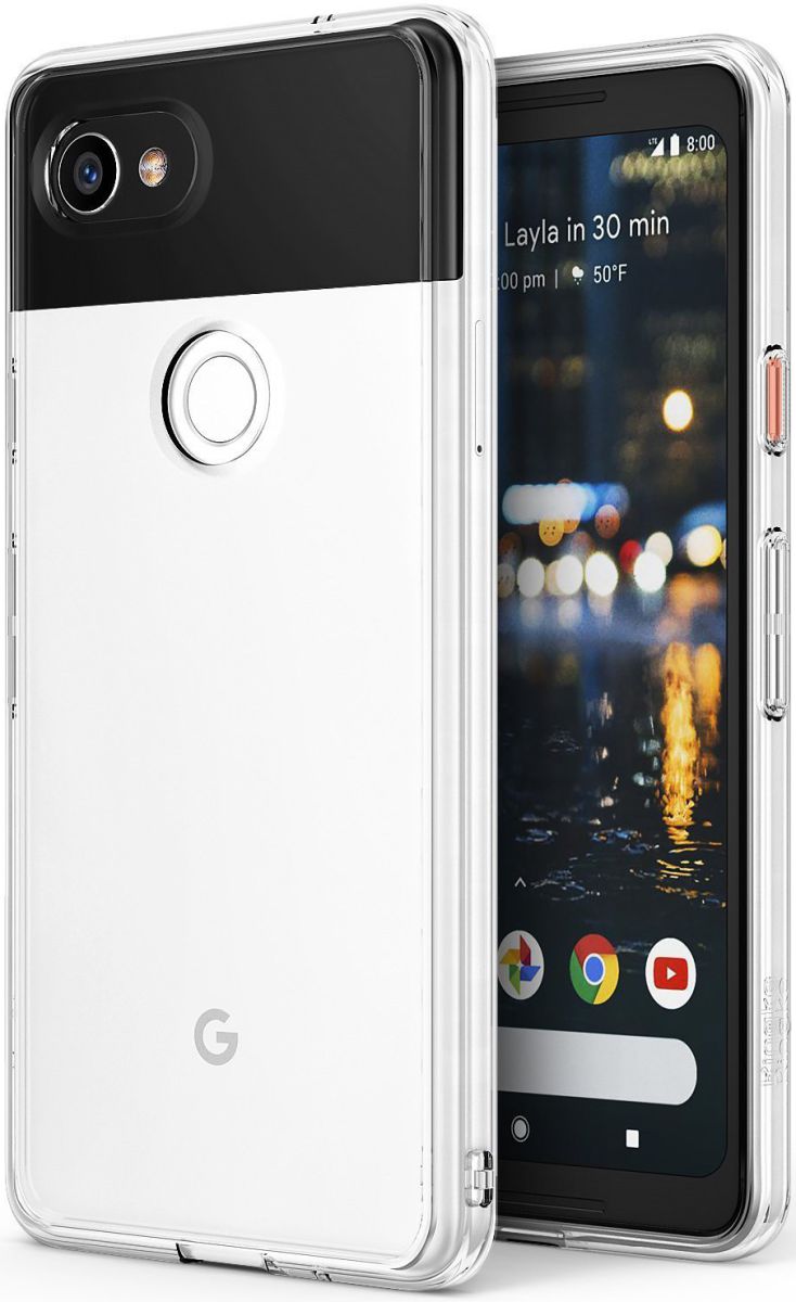 Ringke Fusion Google Pixel 2 XL Hoesje Transparant afbeelding 1